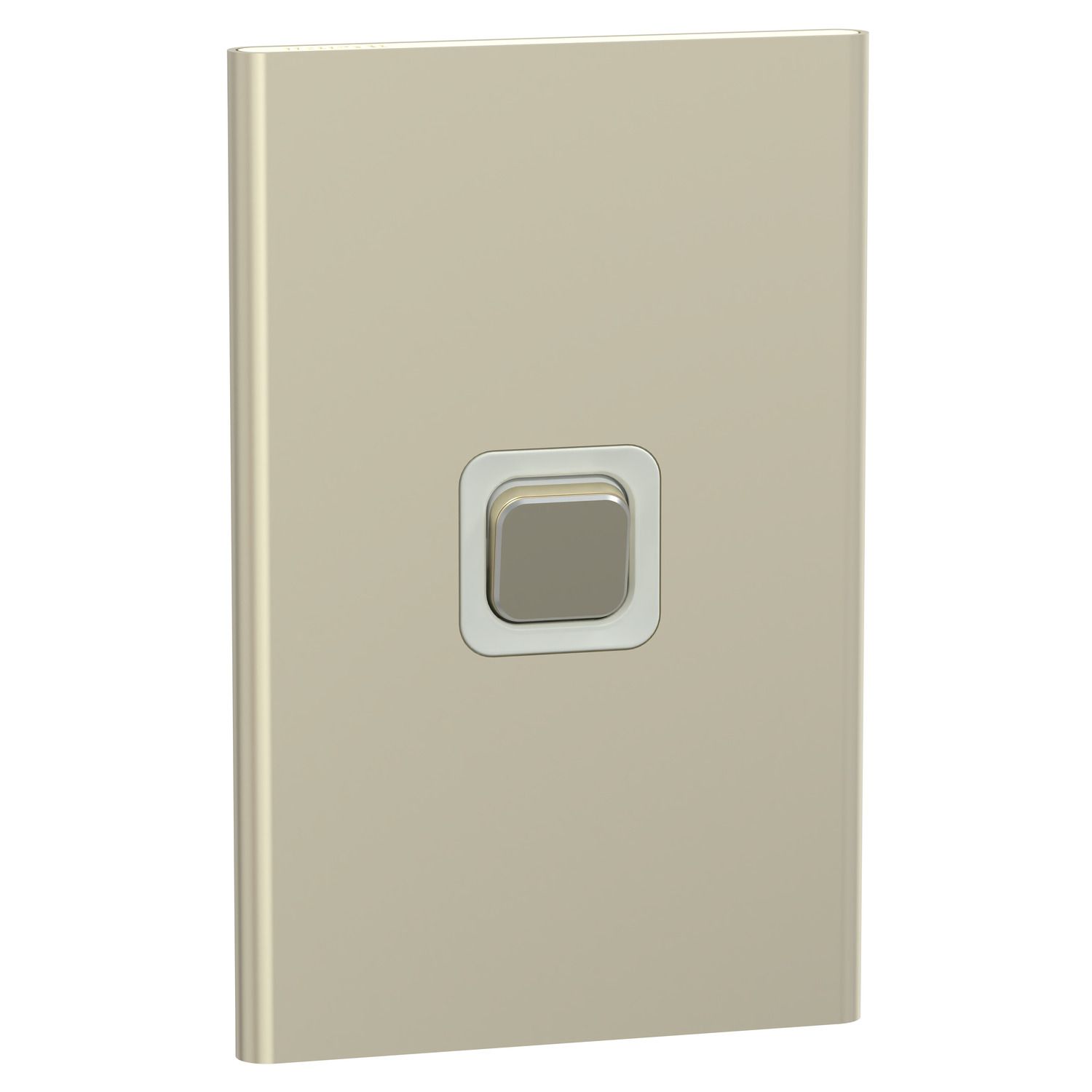 Picture of Switch, Iconic, Assembled, vertical, 1_2way, 1 gang, 10AX, 230/240V, crowne