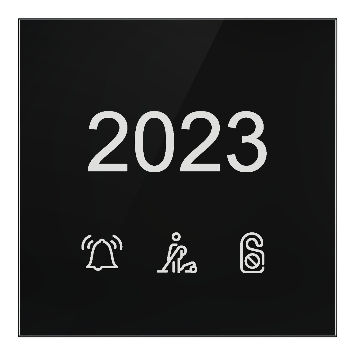 Picture of SpaceLogic Modbus Glass door panel with number