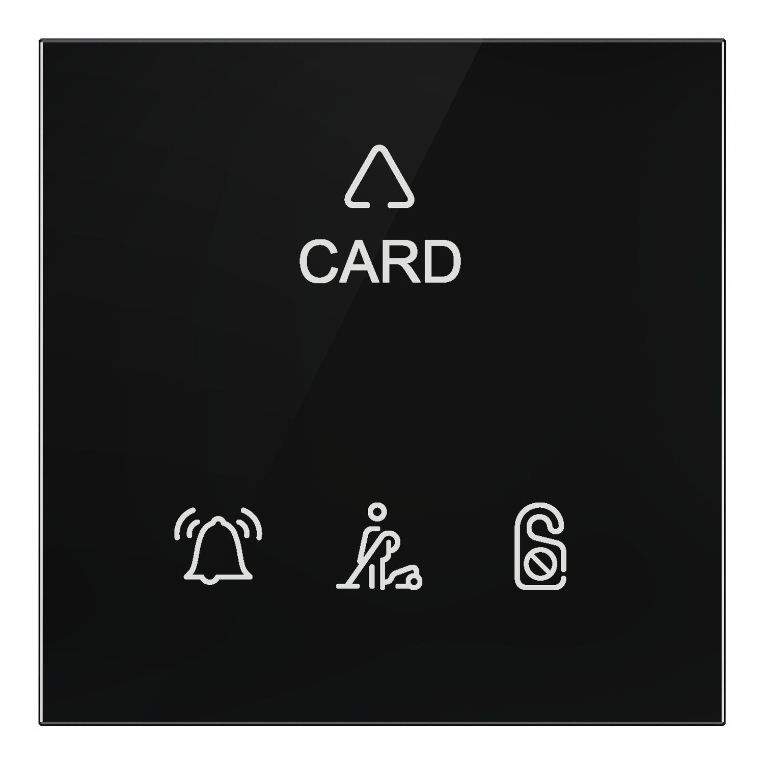 Picture of SpaceLogic Modbus Glass Keycard holder panel