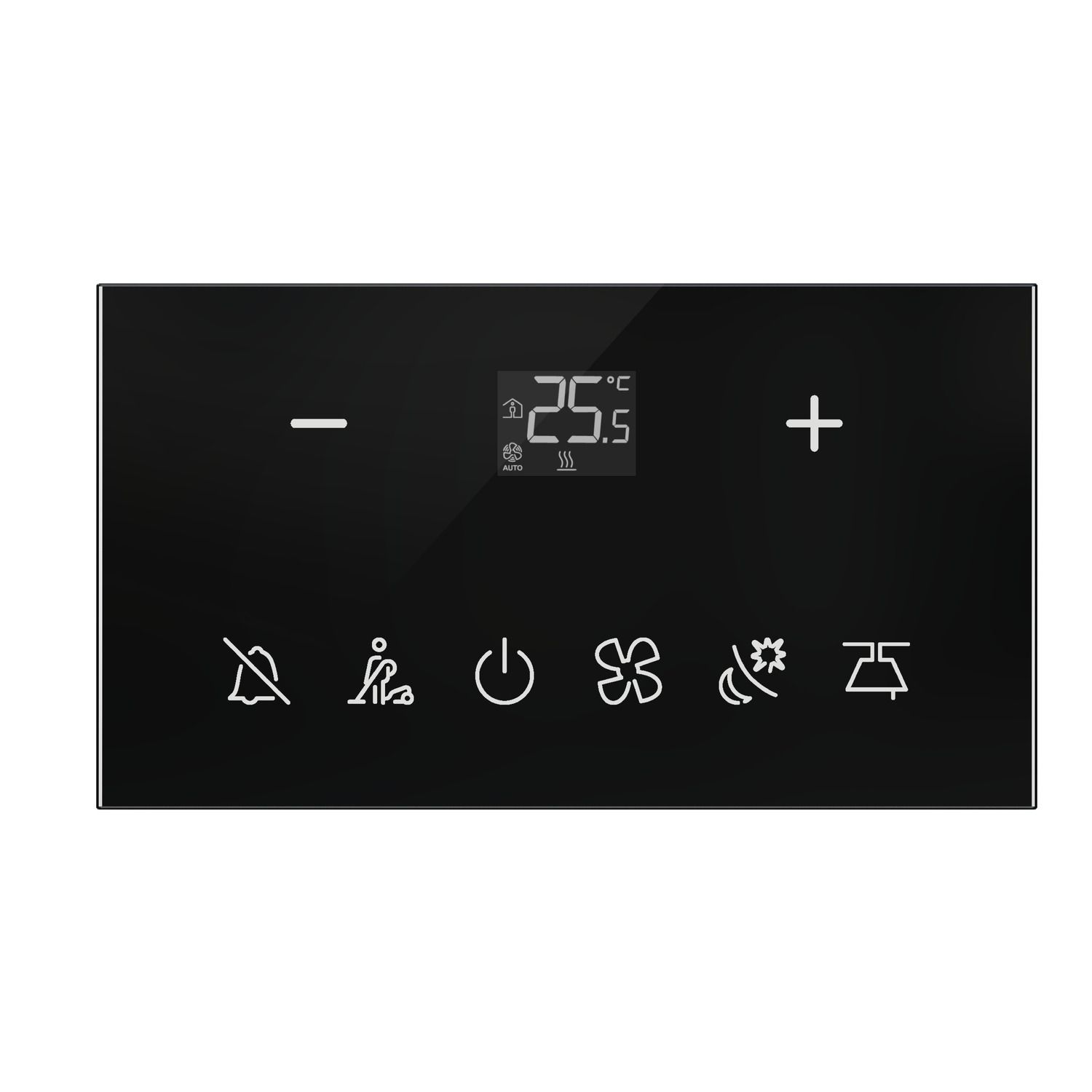 Picture of SpaceLogic Modbus 8 Button Glass Thermostat