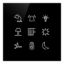 Picture of SpaceLogic Modbus 9 Button Glass touch Panel