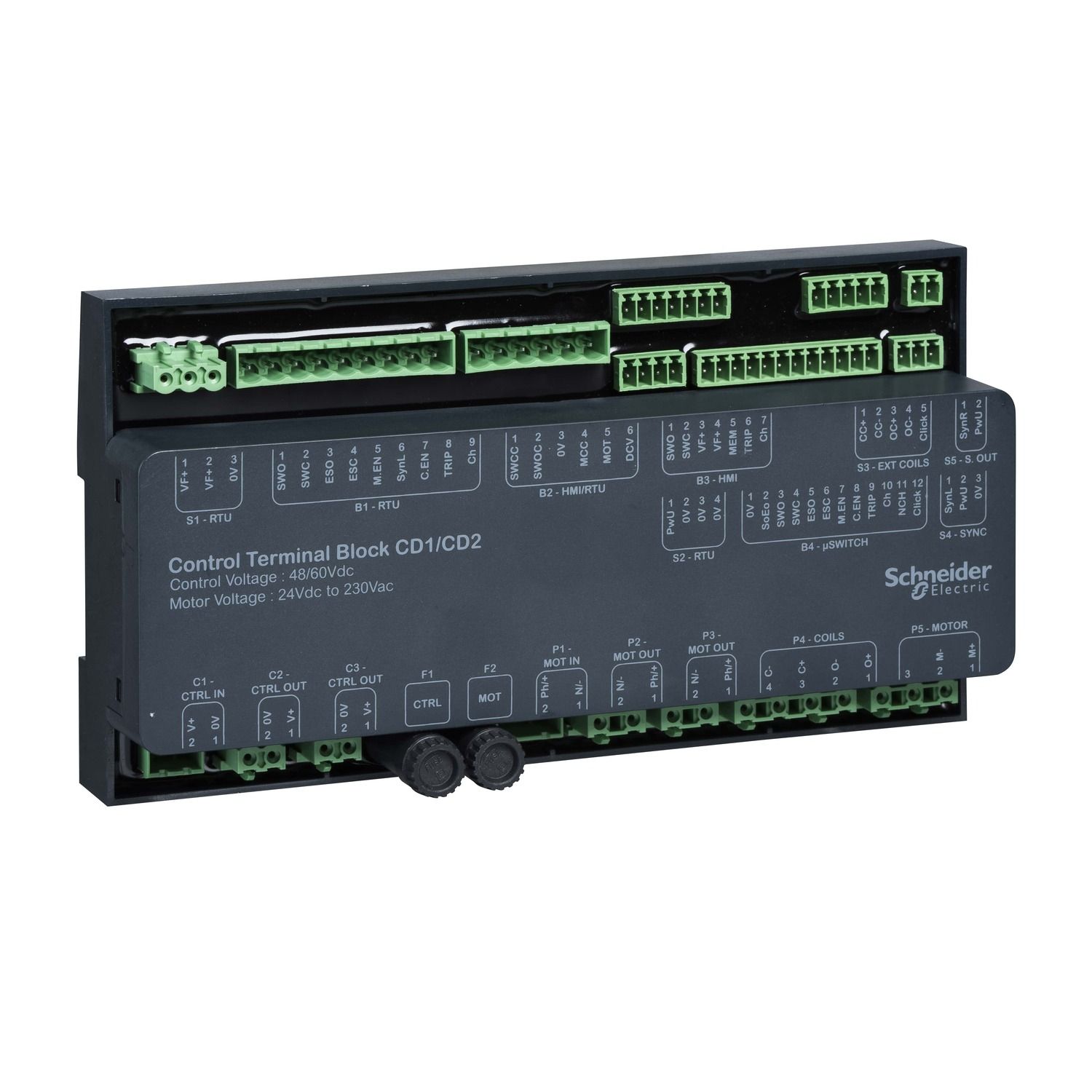 Picture of Control terminal block, SM AirSeT, RM AirSeT, for CD1 or CD2, 24 VDC