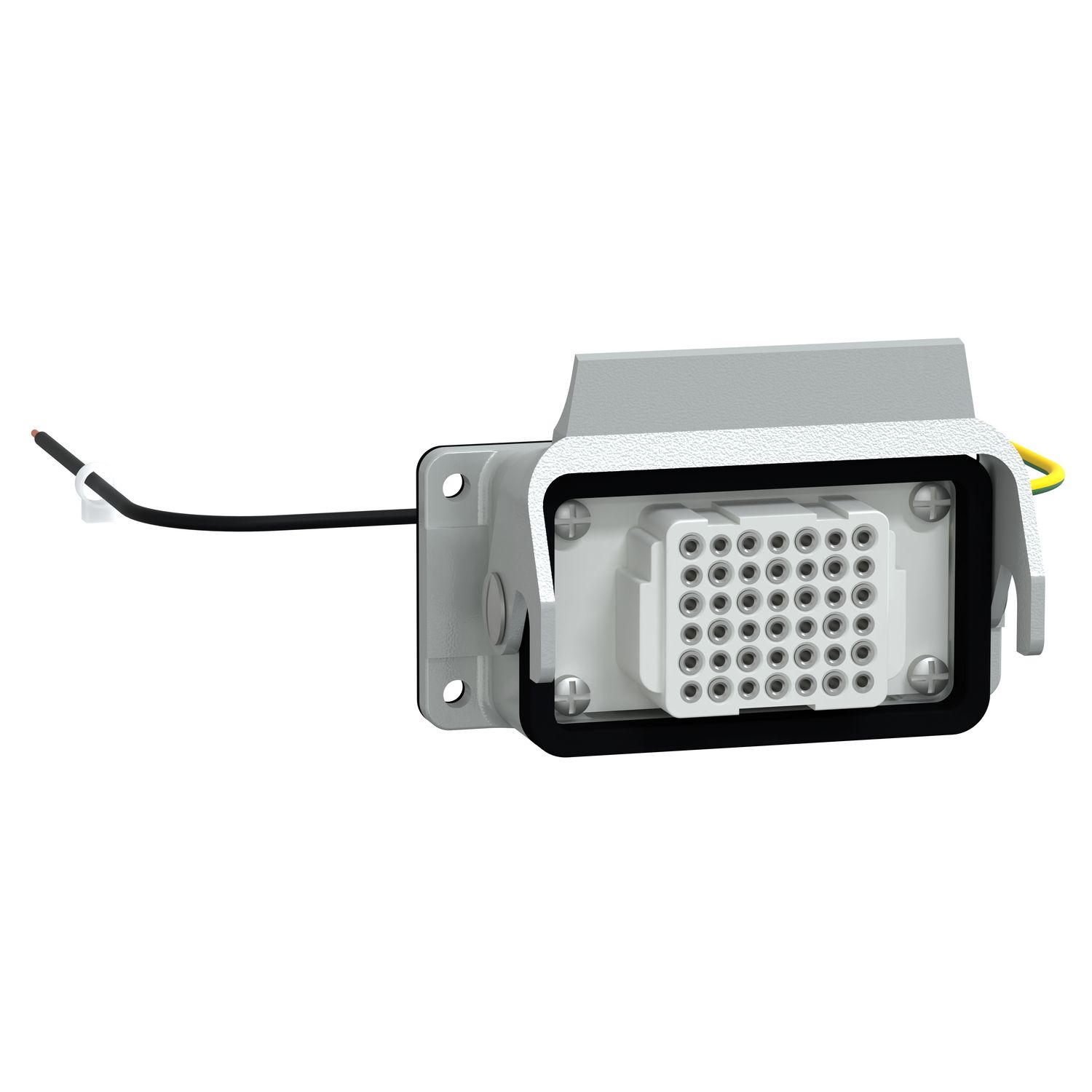 Picture of Low voltage plug, LF, spare part, female, with wires, fixed version