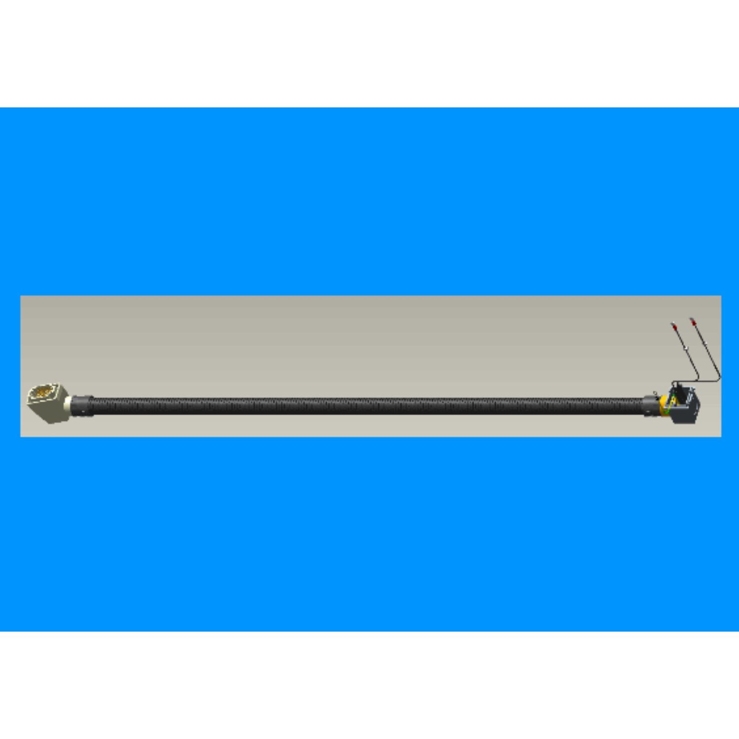 Picture of Low voltage plug, LF, spare part, male, with wires, fixed version, LF3