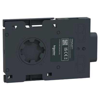 Picture of auxiliary contact, TransferPacT, indication for source I and souce II, frame 800-1600A