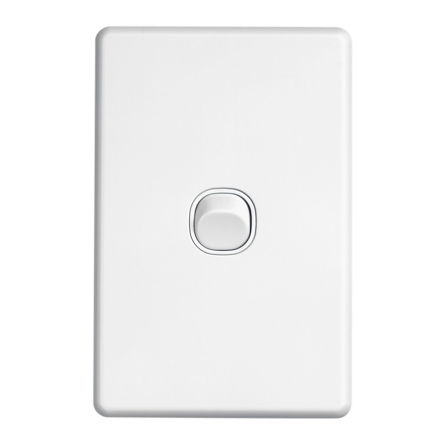 Picture of Switch, C2000, vertical, 1-gang, 10A, 230/240VAC, white electric, 15 pieces