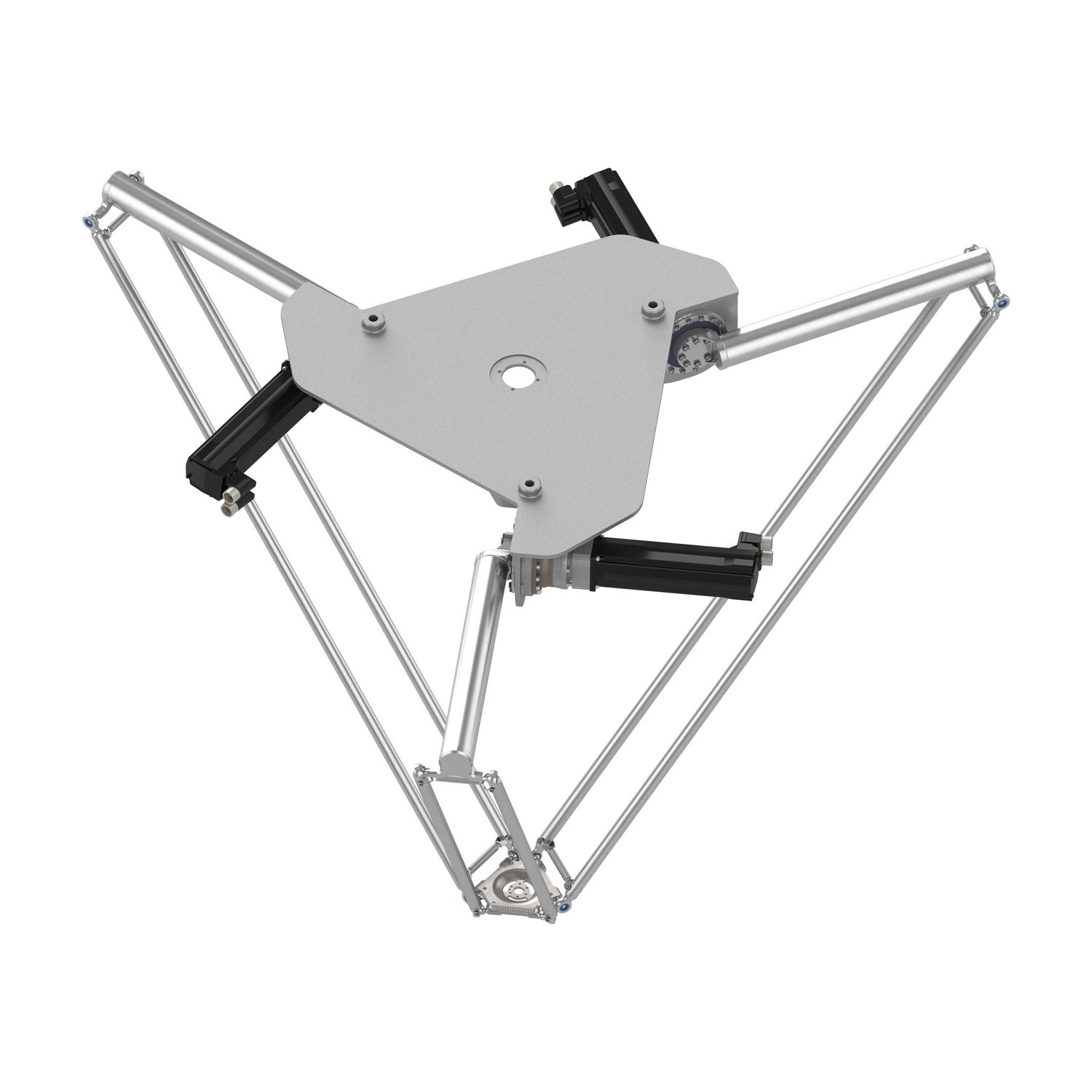 Picture of Delta 3 robot; P6; 3 to 5 axis; 10 kg permissible load(15 kg with restrictions); 0 to 1600 mm working envelop