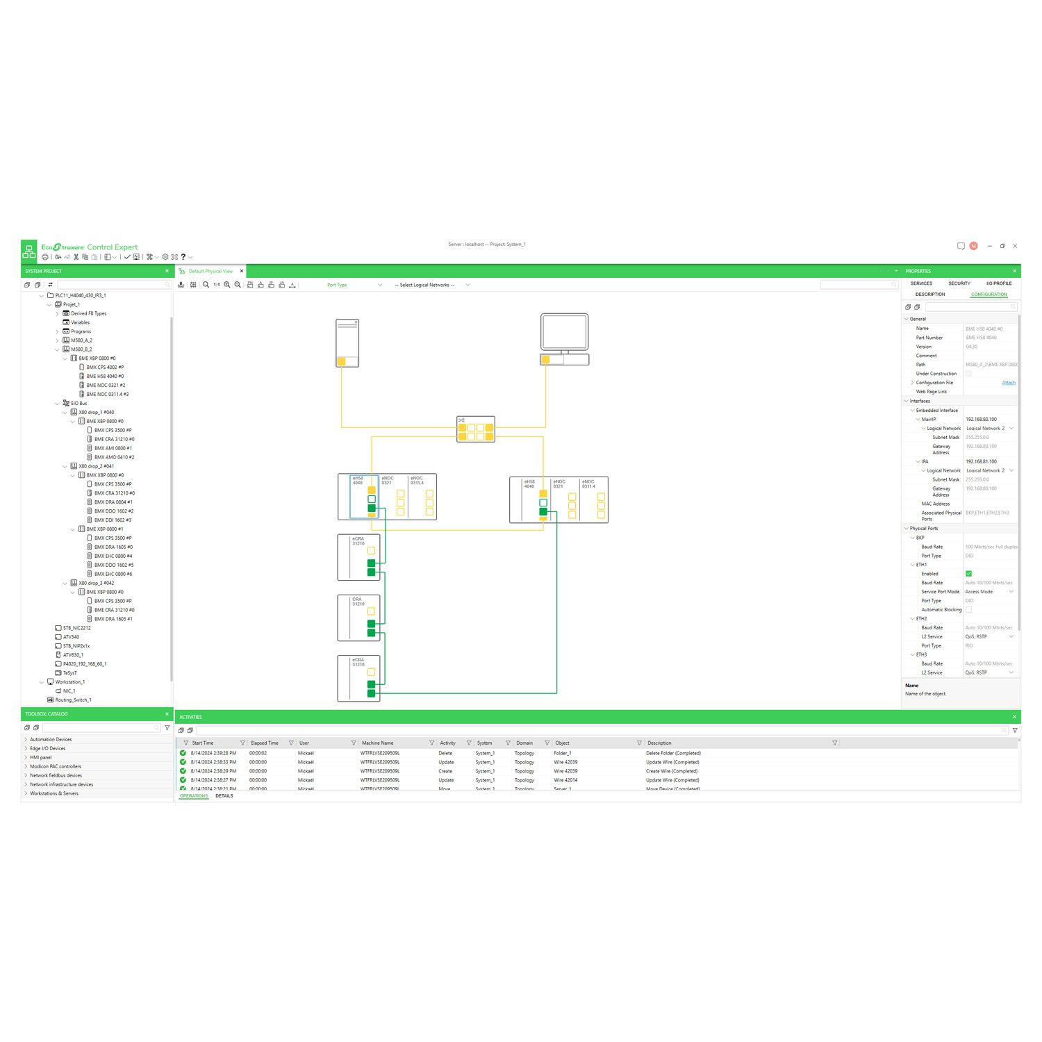 Picture of License upgrade, EcoStruxure Control Expert, small S to large L, 10 users, node locked, digital
