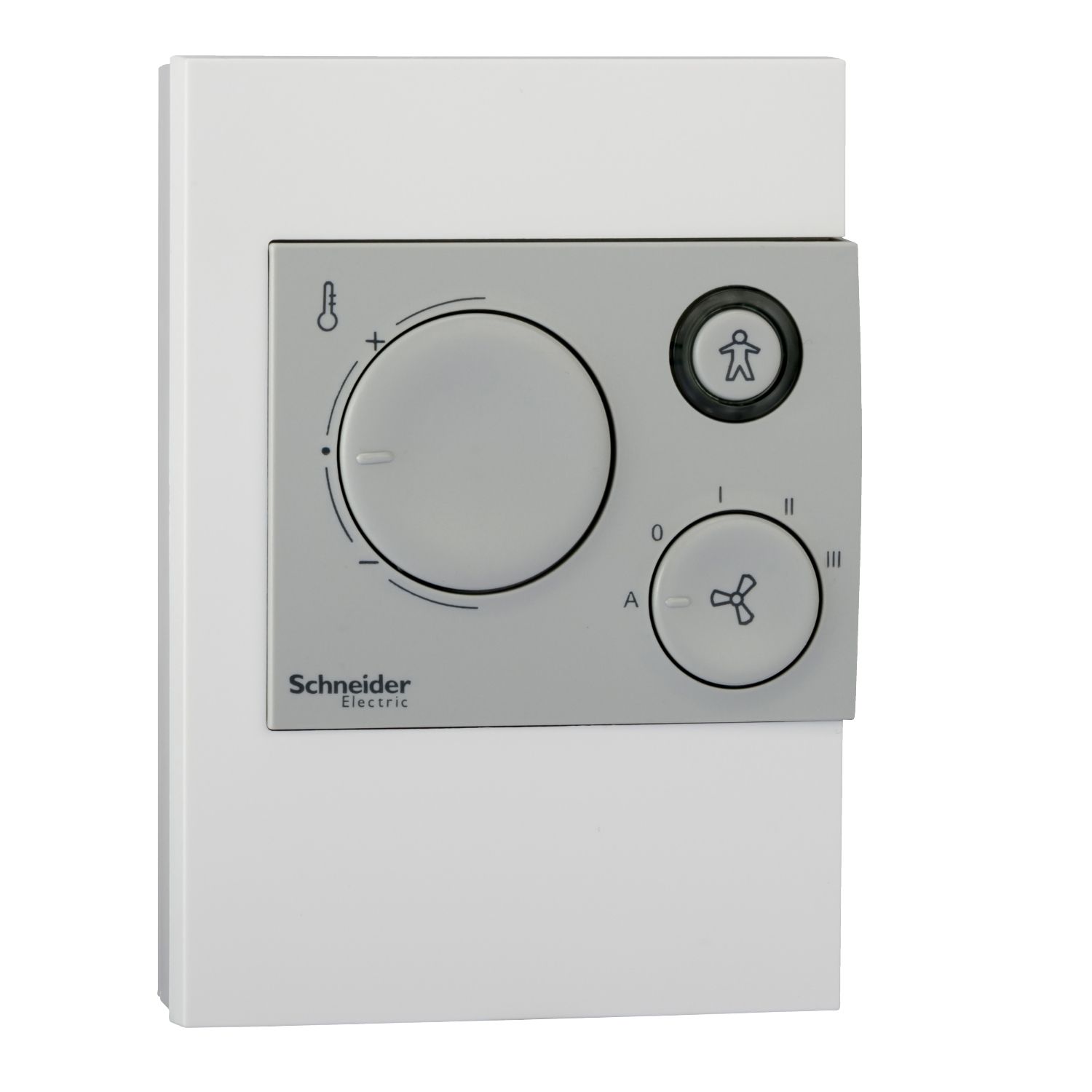 Picture of STR100 Series STR106 Model, Temperature Sensor Temperature Sensor, 1.8k Ohm Thermistor, RJ-10 Modular Jack, Mode Indicator, Fan Speed Control, Bypass