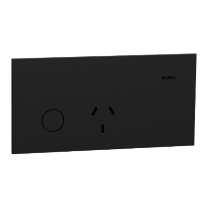 Picture of Single Switch Power Point, Clipsal Solis, Smart Switch, Horizontal Mount, 230V-240V, 10A