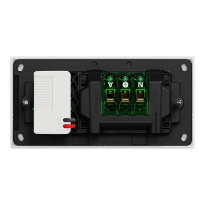 Picture of Double Switch Power Point, Clipsal Solis, Double Switch Power Point with USB C Charger, Horizontal Mount, 230V-240V, 10A