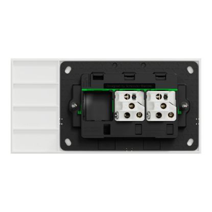 Picture of Flush Switch, Clipsal Solis, Horizontal Mount, 2 Gang, 230V-240V, 10AX 1-Way/2-Way
