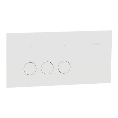 Picture of Flush Switch, Clipsal Solis, Horizontal Mount, 3 Gang, 230V-240V, 10AX 1-Way/2-Way