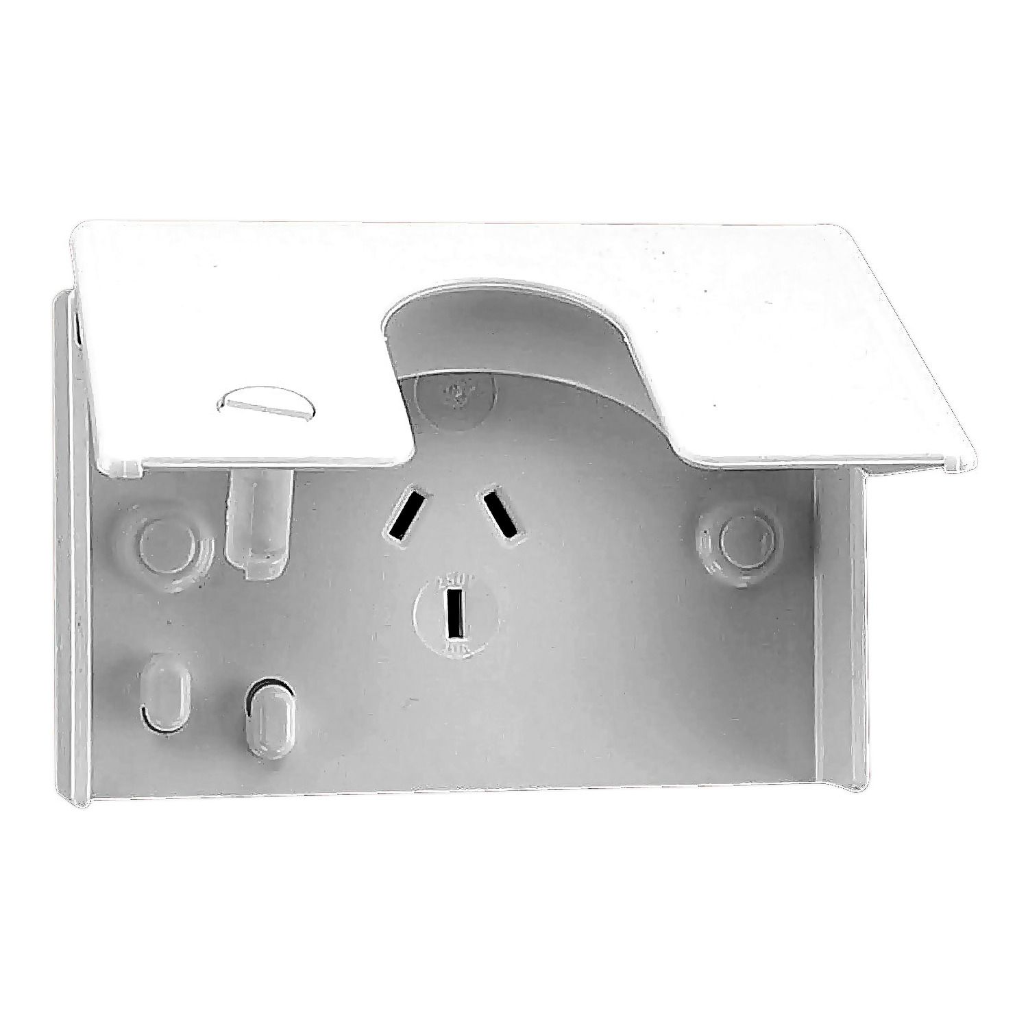 Picture of Automatic Single Socket Outlet, Standard Series, 250VAC, 10A, Panel Mount, Security Flap