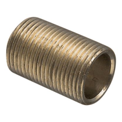 Picture of Machined Brass Steel Coupling, Clipsal - Cable Management, 25mm Brass Nipple