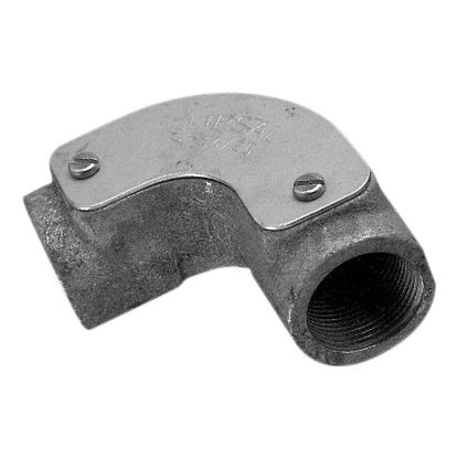 Picture of Inspection Elbow, Clipsal - Cable Management, 25mm Galvanised Cast Iron