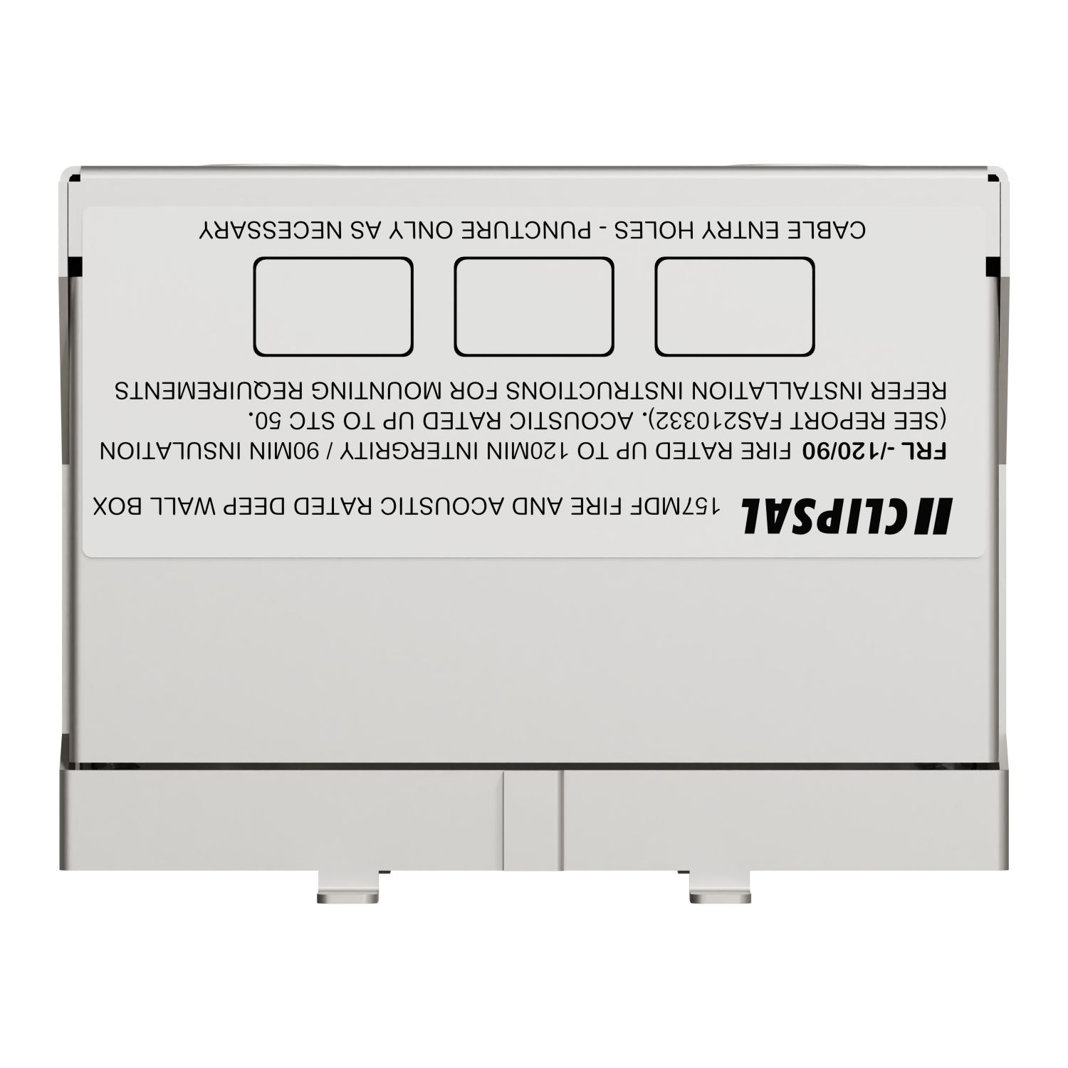 Picture of Wall Box, Clipsal - Mounting Accessories, Metal, Deep Fire Rated