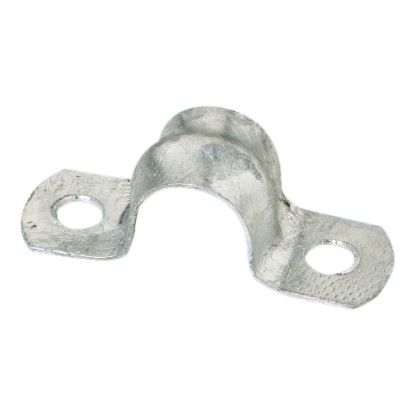 Picture of Saddle, Clipsal - Cable Management, Metal, 12.7mm Zinc Plated, Heavy Duty