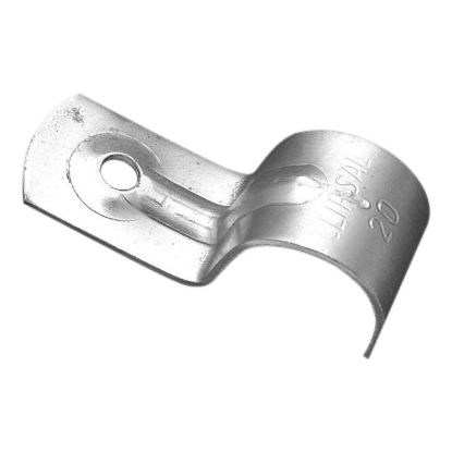 Picture of Half Saddle, Clipsal - Cable Management, 12.7mm Zinc Plated Metal