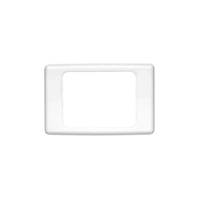 Picture of Flush Surround, 2000 Series, 1 Gang, Horizontal Mount, Curved Sided, Standard Pattern