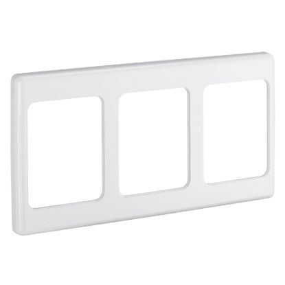 Picture of Flush Surround, 2000 Series, 3 Gang, Vertical Mount, Curved Sided, Standard Pattern