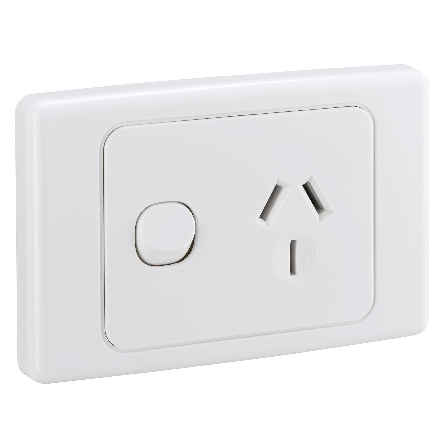 Picture of Single Switch Socket Outlet, 2000 Series, 250V, 20A