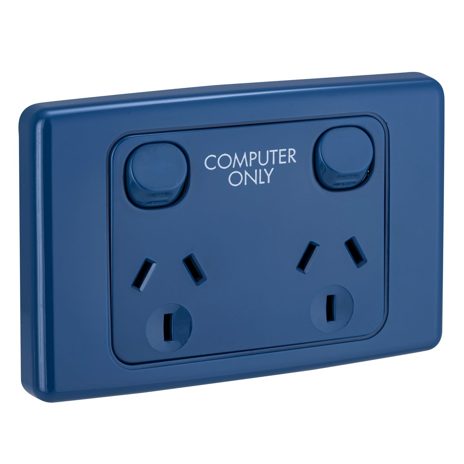 Picture of Switched Socket, 2000 Series, 10A Twin Computer Only