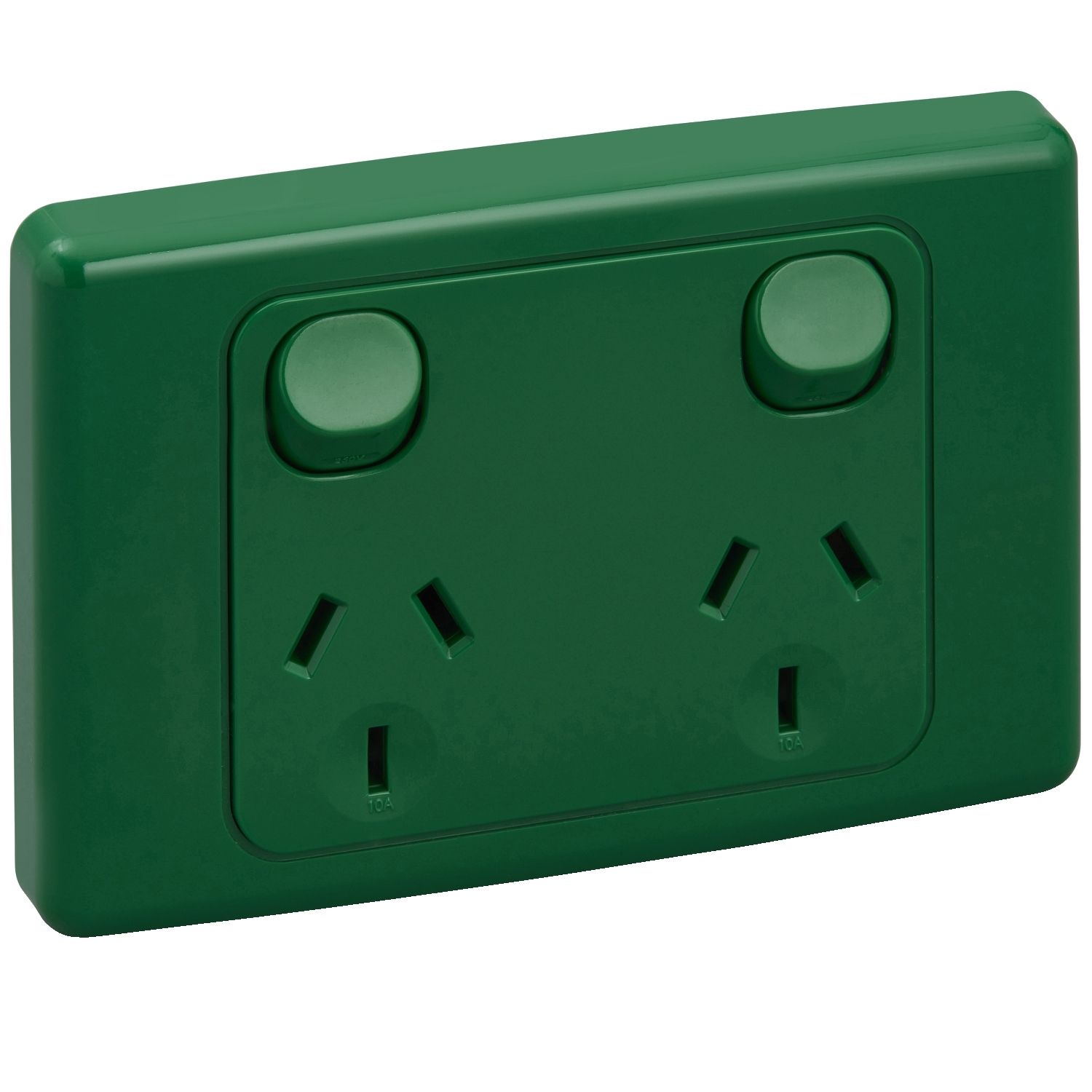 Picture of Twin Switch Socket Outlet, 2000 Series, 250V, 10A