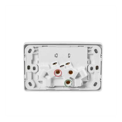 Picture of Twin Switch Socket Outlet, 2000 Series, 250V, 10A