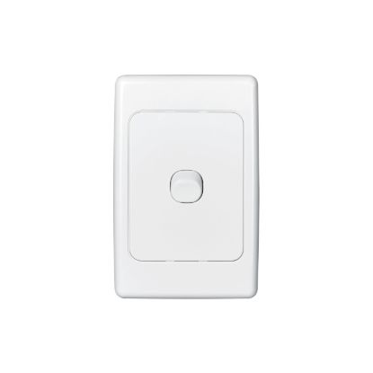 Picture of Flush Switch, 2000 Series, 1 Gang, 250VAC, 10A, Standard, Vertical