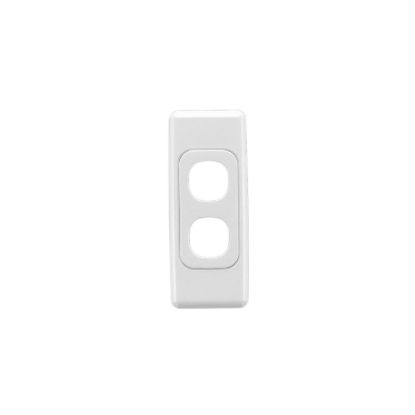 Picture of Flush Surround and Grid Plate, 2000 Series, 2 Gang, Architrave