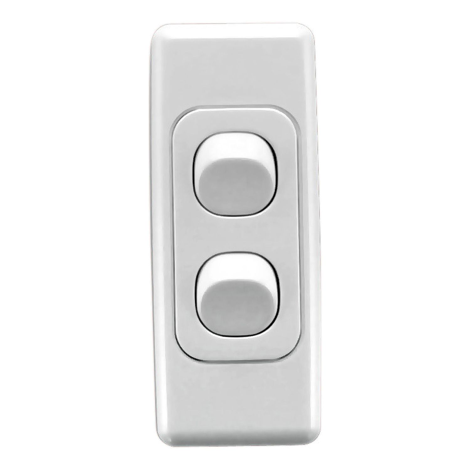 Picture of Flush Switches, 2000 Series, Architrave Size, Switch 2 Gang, 250V, 10A