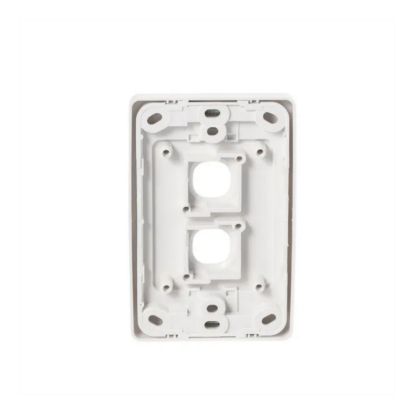 Picture of Flush Surround and Grid Plate, 2000 Series, 2 Gang, Vertical/Horizontal Mount