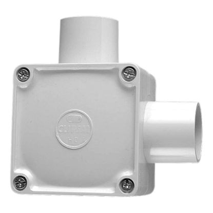 Picture of Junction Box, Clipsal - Cable Management, 32mm I.D, 2 Way Angle Entry