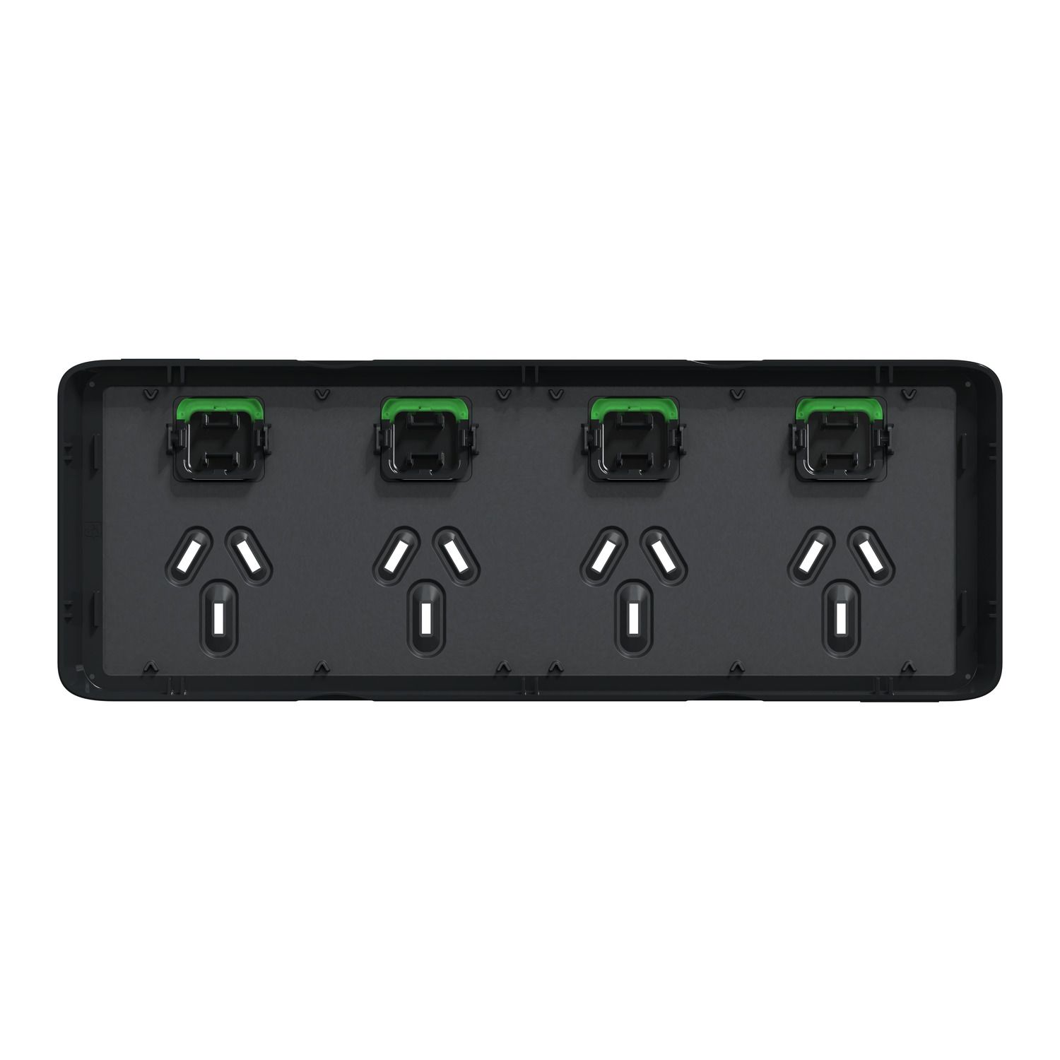 Picture of Skin Socket Switch, Clipsal Iconic, Horizontal Quad, 10A 250V