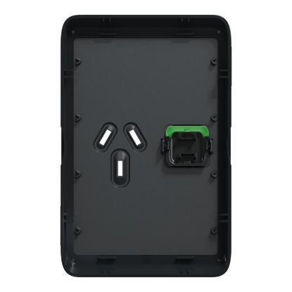 Picture of Single Power Point Skin, Clipsal Iconic, Vertical Mount, 250V, 10A, Clip-On