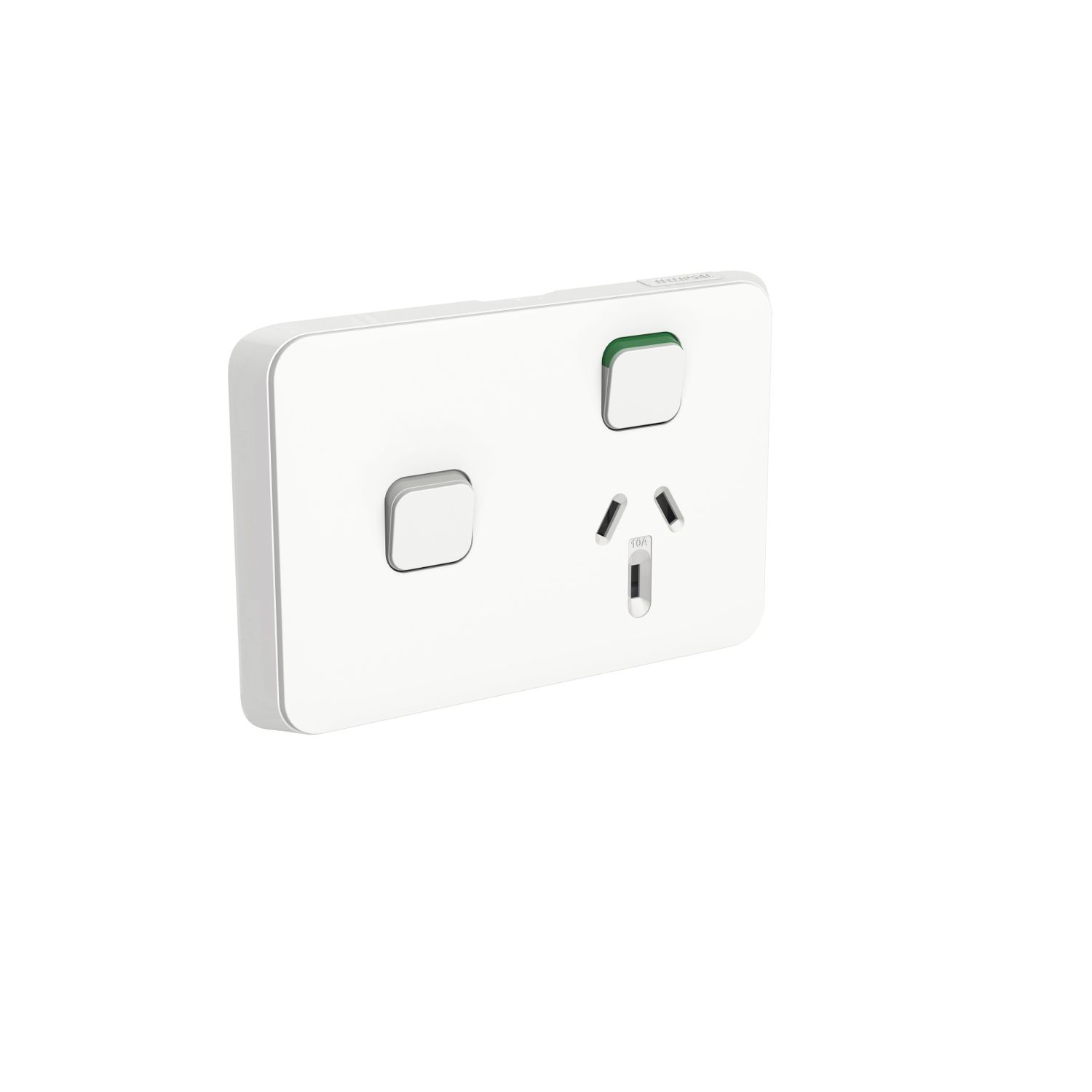 Picture of Socket Switch, Clipsal Iconic, Horizontal Single, 1Ex10AX, 10A, 250V