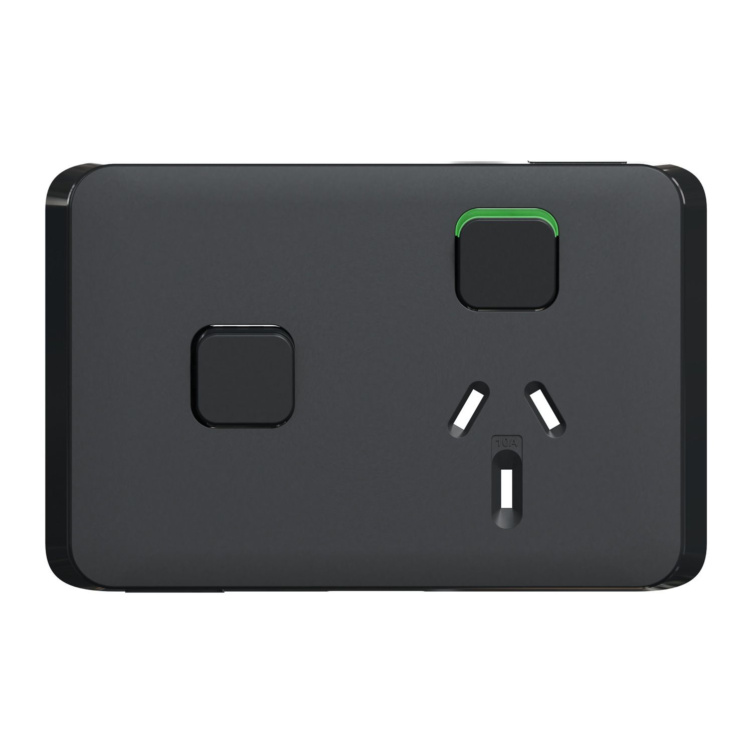 Picture of Skin Socket Switch, Clipsal Iconic, Horizontal Single, 1ExBlank, 10A, 250V, Clip-On