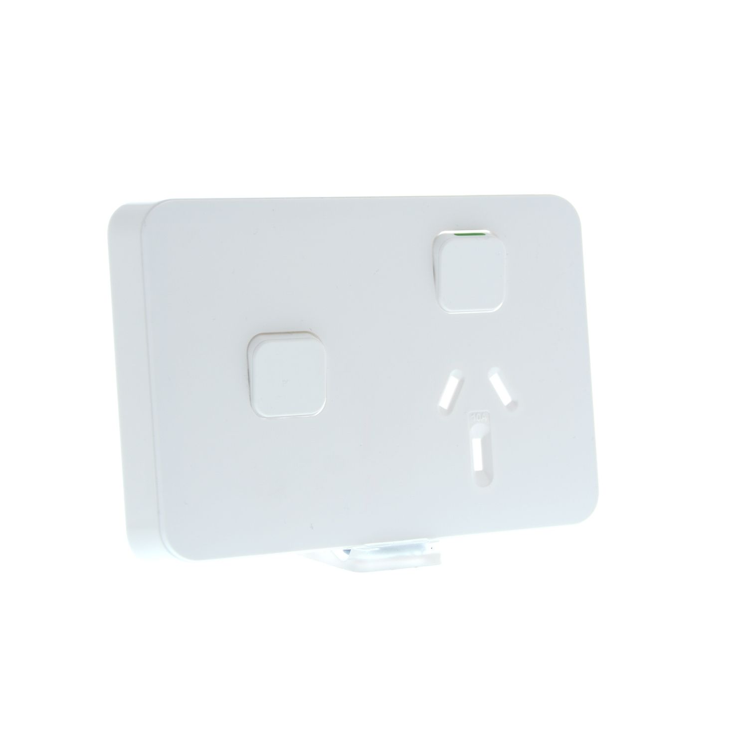 Picture of Skin Socket Switch, Clipsal Iconic, Horizontal Single, 1ExBlank, 10A, 250V, Clip-On
