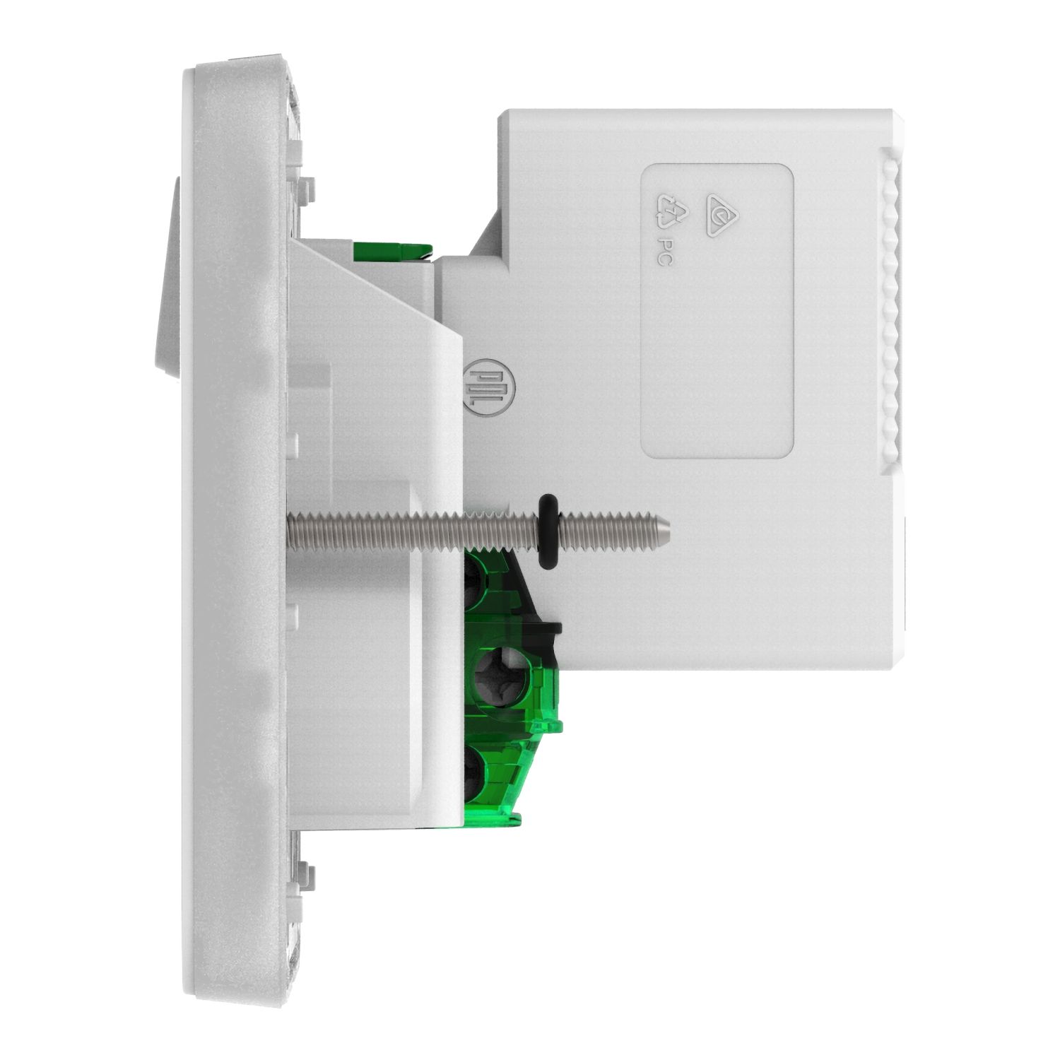 Picture of Twin Socket, Clipsal Iconic, USB Type C, Fast charger