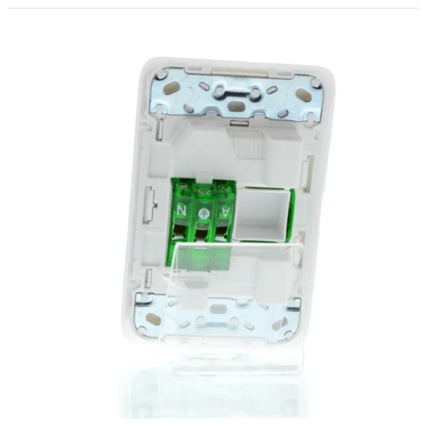 Picture of Twin Switch Power Point, Clipsal Iconic, Vertical Mount, 250V, 10A