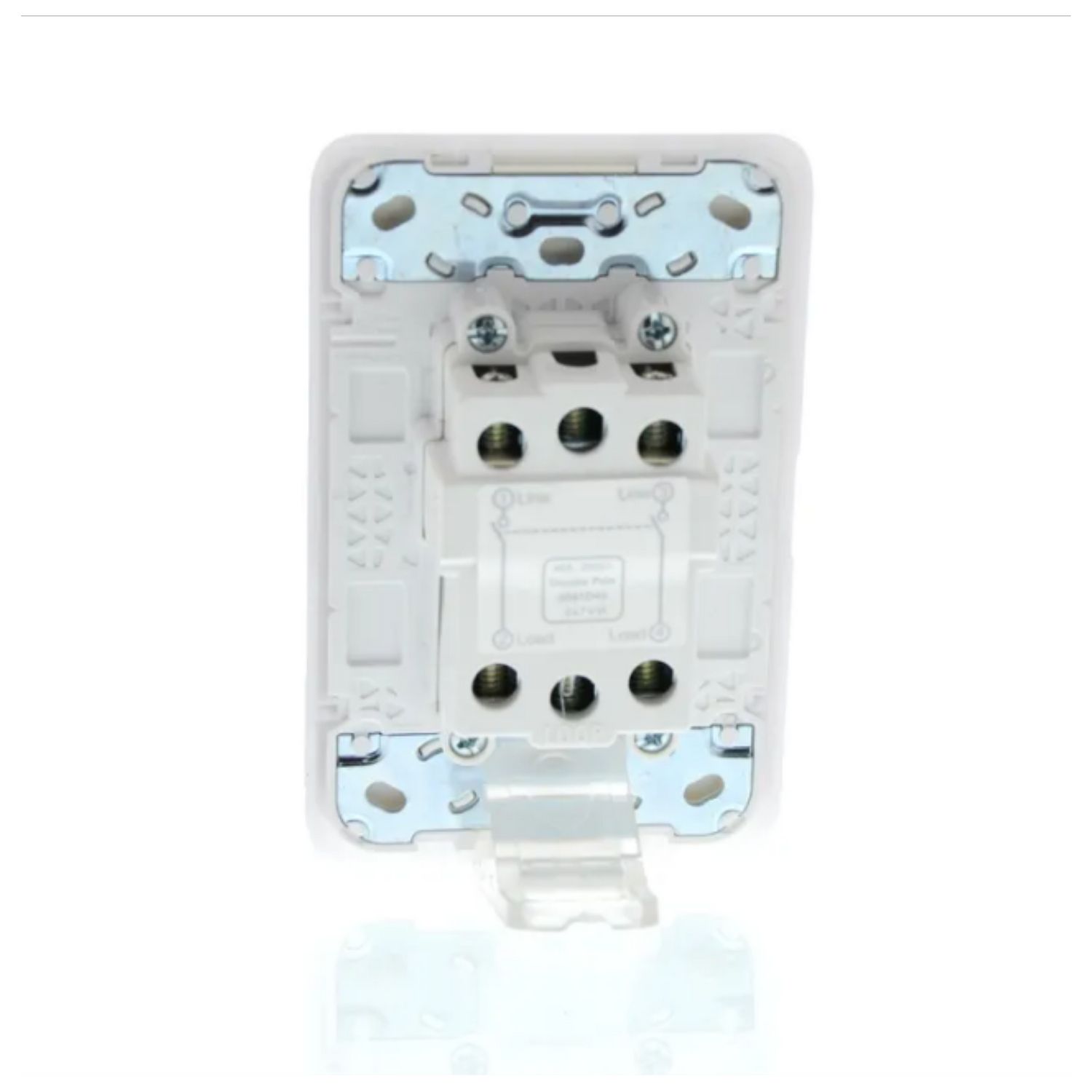 Picture of Cooking Appliance Isolator Switch and Skin, Clipsal Iconic, Horizontal/Vertical MountDouble Pole 250V, 45A