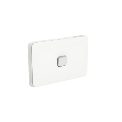 Picture of Flush Switch, Clipsal Iconic, Horizontal Mount, 1 Gang, 1-Way/2-Way, 230/240V 10AX