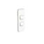 Picture of Switch Plate Skin, Clipsal Iconic, 2 Gang, Vertical Mount, Clip-On