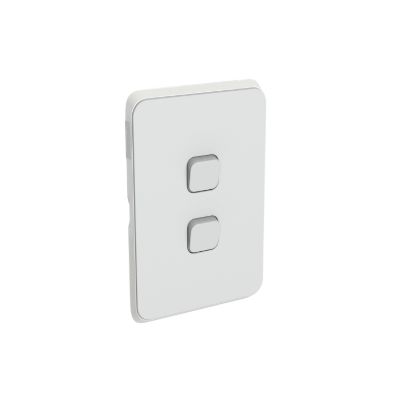 Picture of Switch Plate Skin, Clipsal Iconic, 2 Gang, Horizontal/Vertical Mount, Clip-On