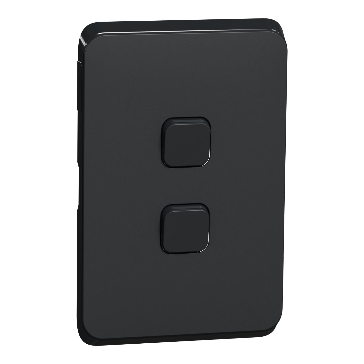 Picture of Switch Plate Skin, Clipsal Iconic, 2 Gang, Horizontal/Vertical Mount, Clip-On