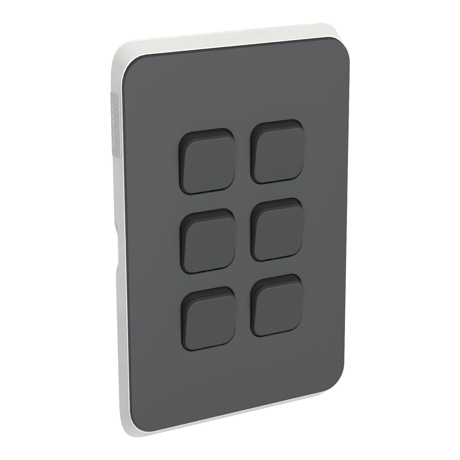 Picture of Switch Plate Skin, Clipsal Iconic, 6 Gang, Horizontal/Vertical Mount