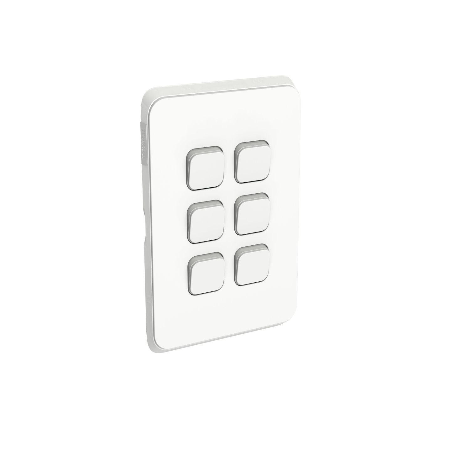 Picture of Switch Plate Skin, Clipsal Iconic, 6 Gang, Horizontal/Vertical Mount