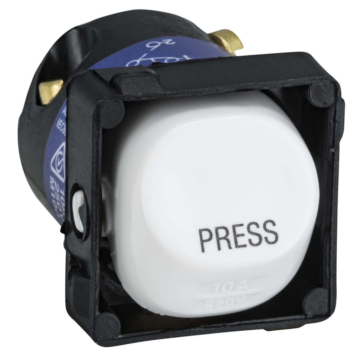 Picture of Bell Rocker, Clipsal - Mechanisms, Marked "PRESS", 250V, 10A