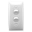 Picture of Flush Switch, Standard Series, 2 Gang, 250VAC, 10A, Intermediate Architrave, Vertical